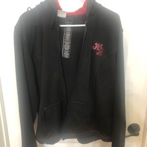 Ladies Harley Davidson zip down hoodie